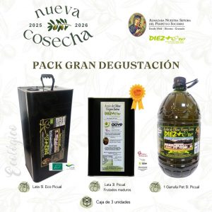 Pack gran degustación - 13 litros AOVE