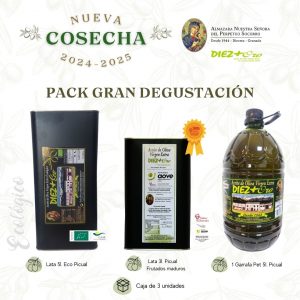Pack gran degustación - 13 litros AOVE